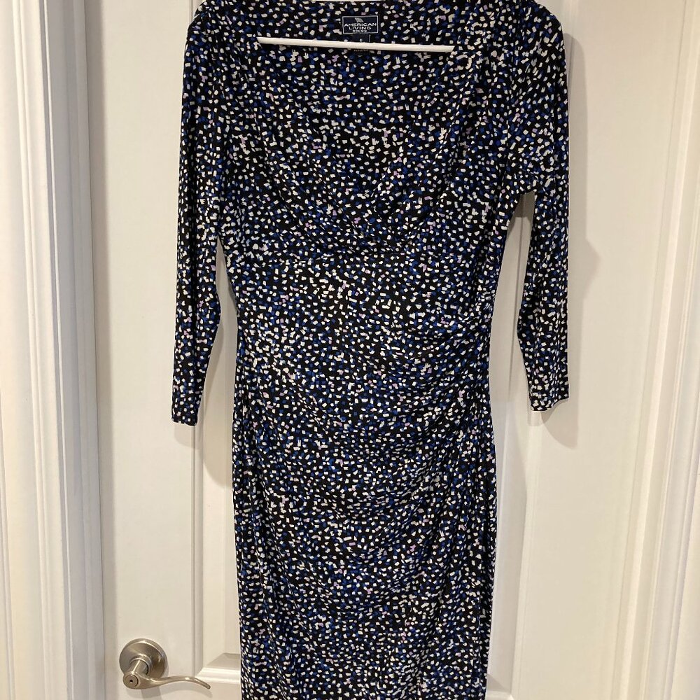 AMERICAN LIVING WOMENS DRESS SHEATH CROSSOVER SIZE 6
